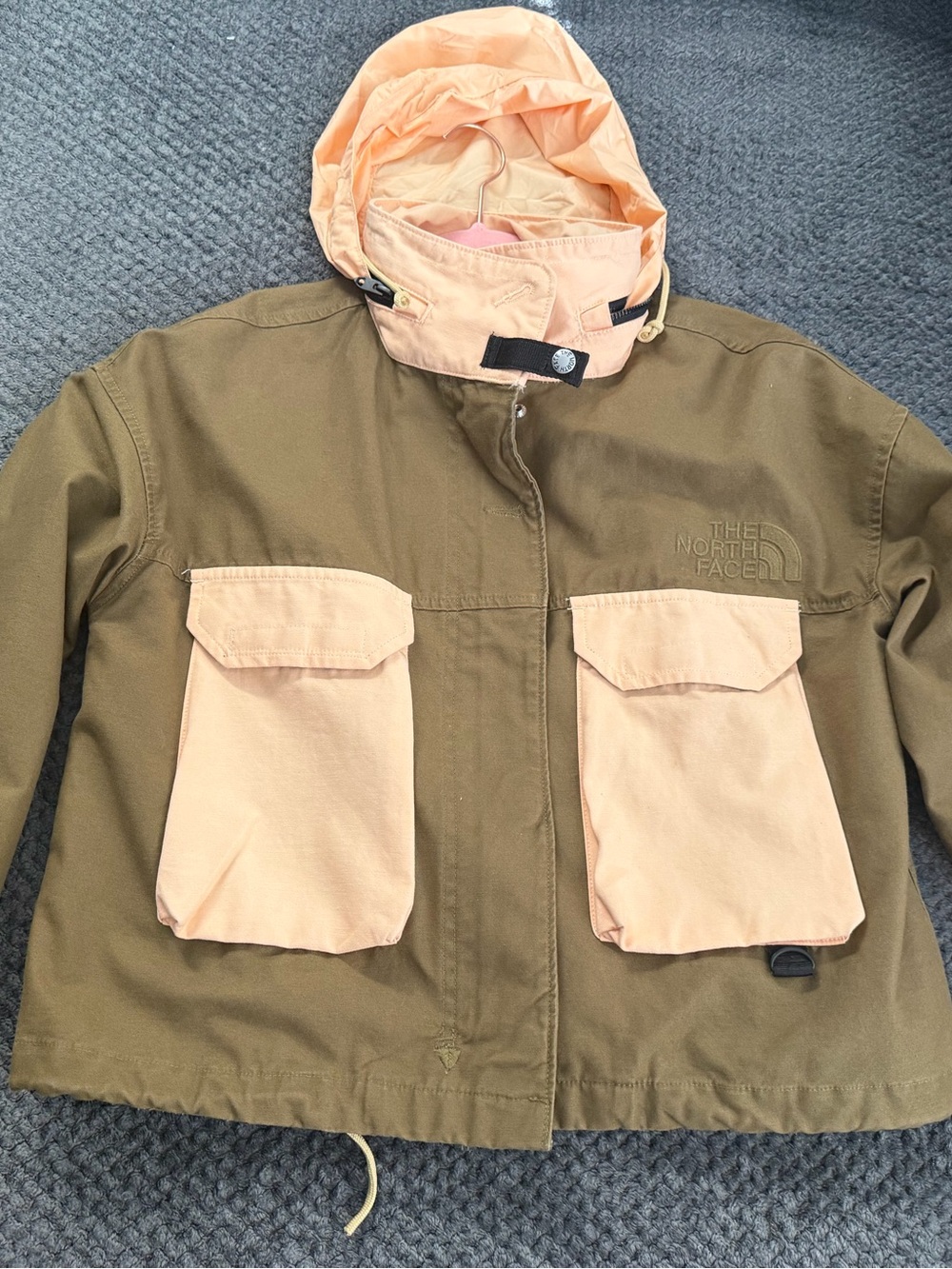 The North Face Women’s XS M66 Utility Field Jacket Olive Green/Apricot